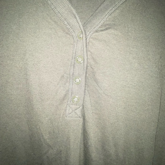 Torrid Ribbed Henley Top - Picture 3 of 4